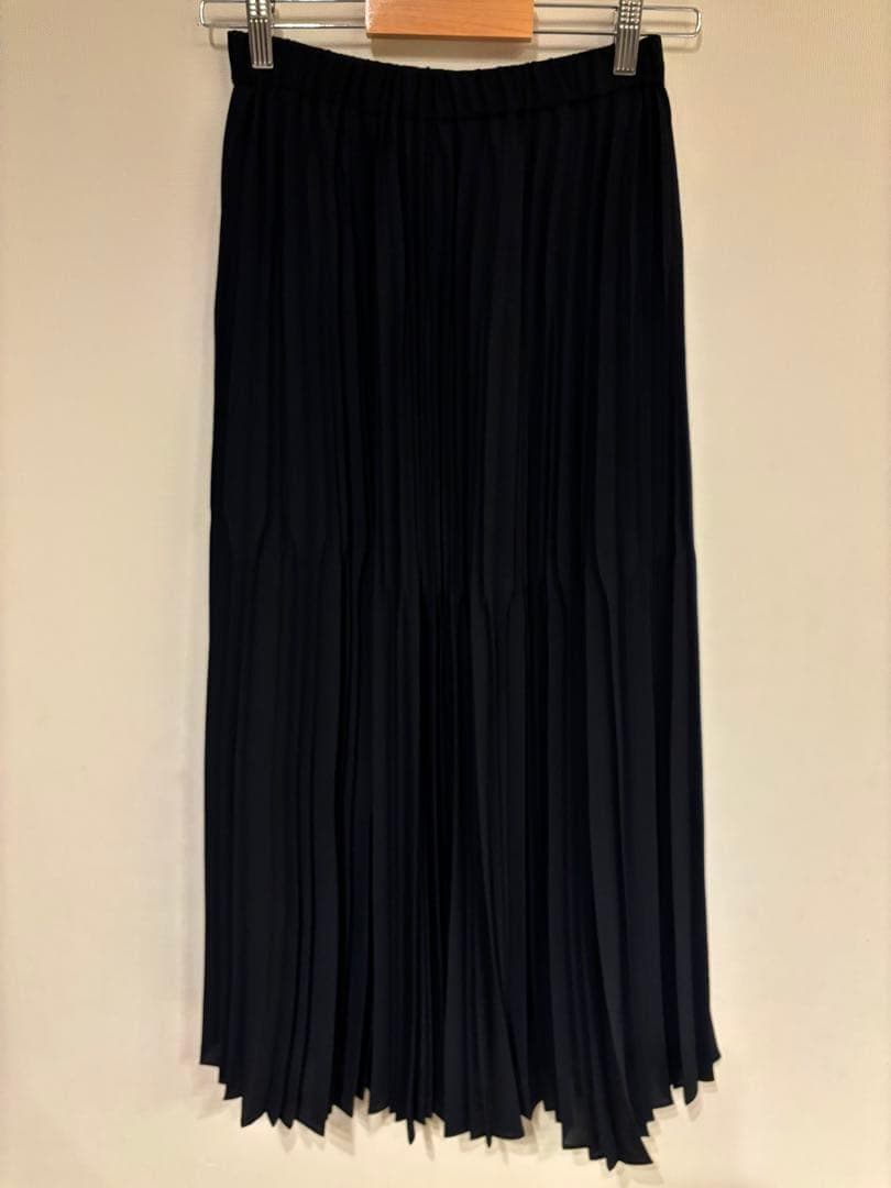 SOEJU　ソージュ　プリーツスカート　ブラック　85丈　F