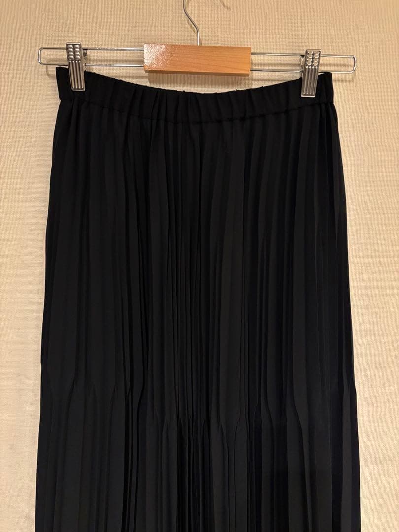 SOEJU　ソージュ　プリーツスカート　ブラック　85丈　F