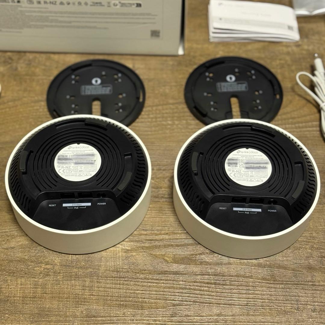 美品 TP-Link Deco X50PoE Wi-Fi6 ルーター 2Pack