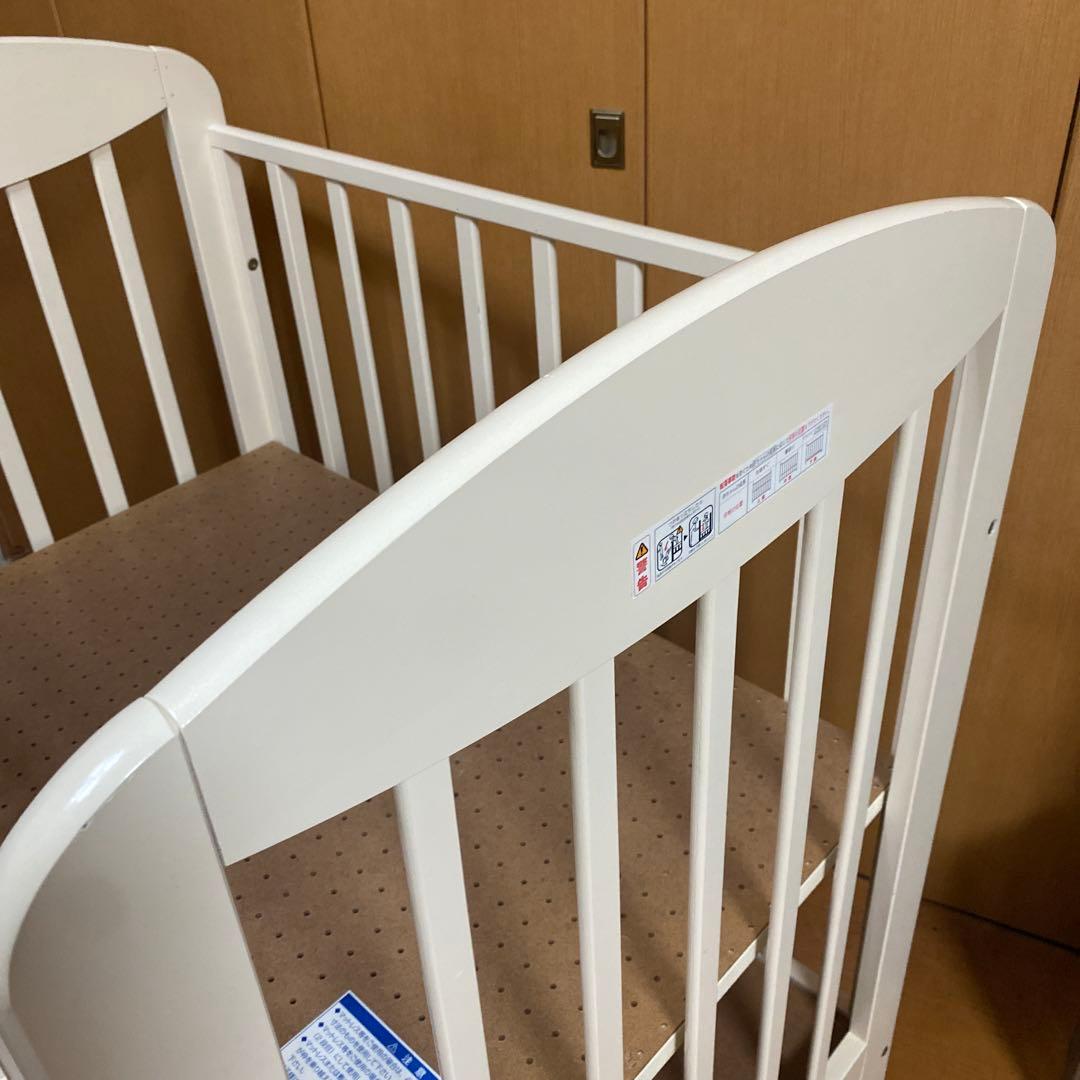 カトージ ベビーベッド ミニ立ちベッド プチバニラ 02356 直接取り引き可