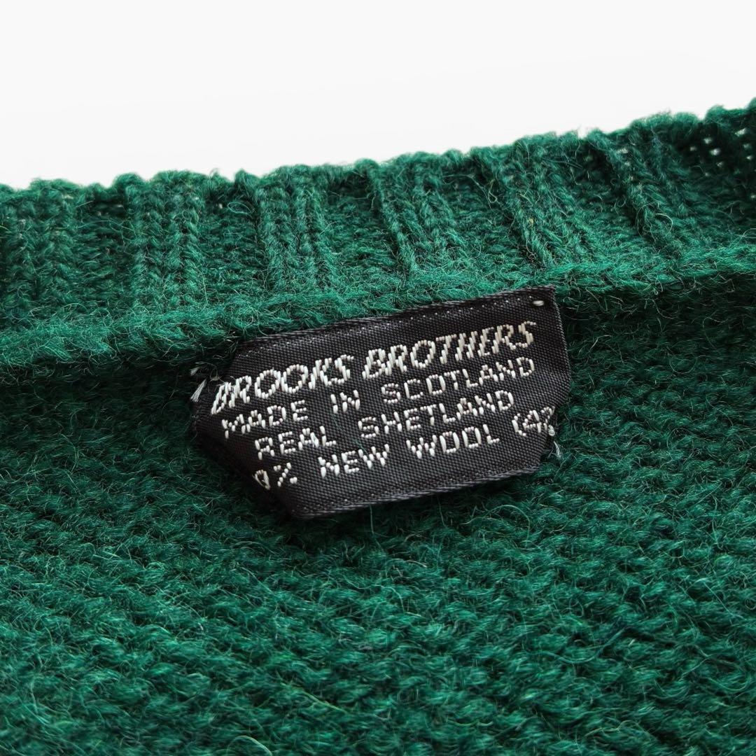 70's スコットランド製 BROOKS BROTHERS ニット