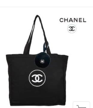 CHANEL キャンバスエコバッグ海外ノベルティ