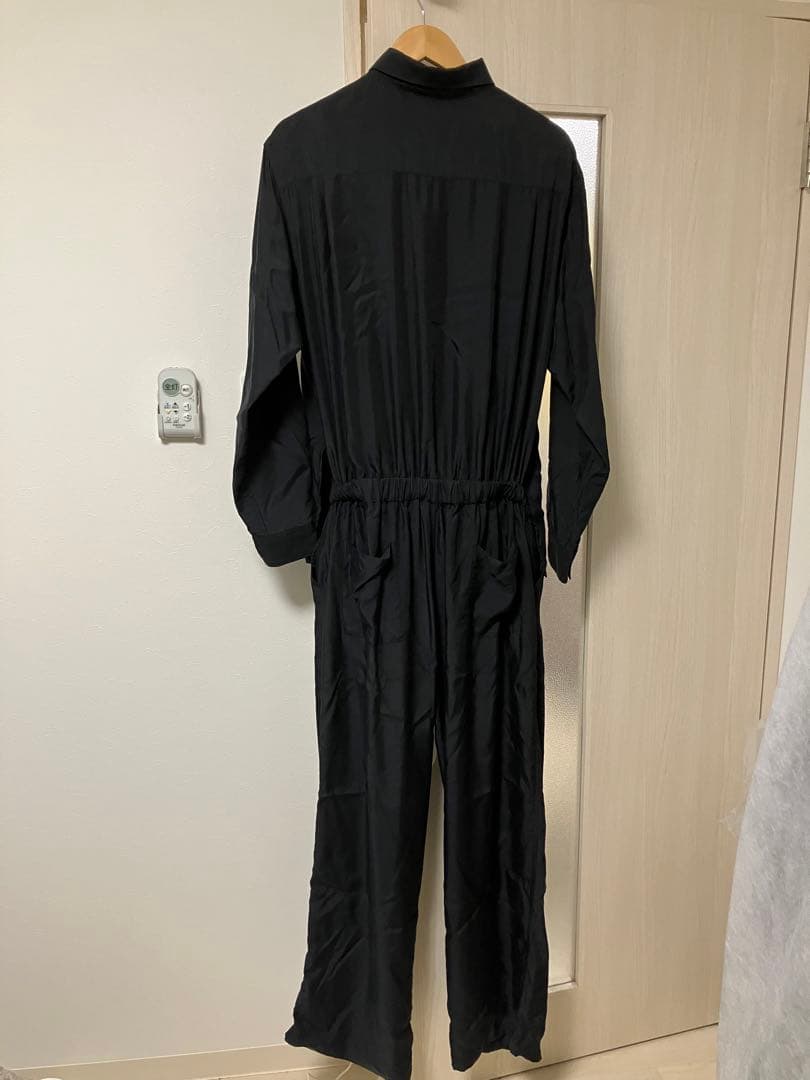 YOKEヨーク　25ss CUPRO JUMP SUIT BLACK