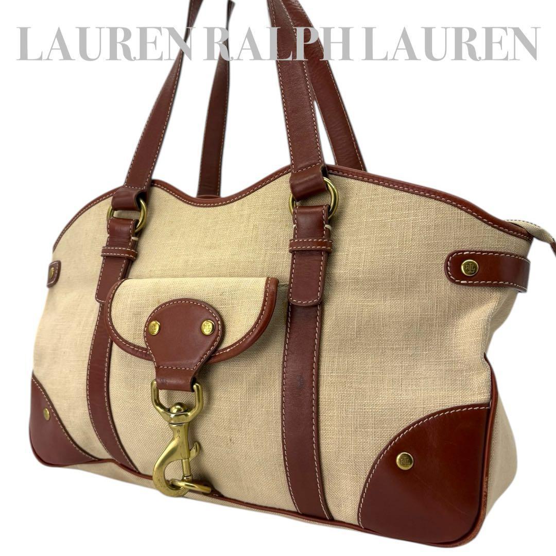 【美品】Lauren Ralph Lauren ワンショルダーバッグ　革　879