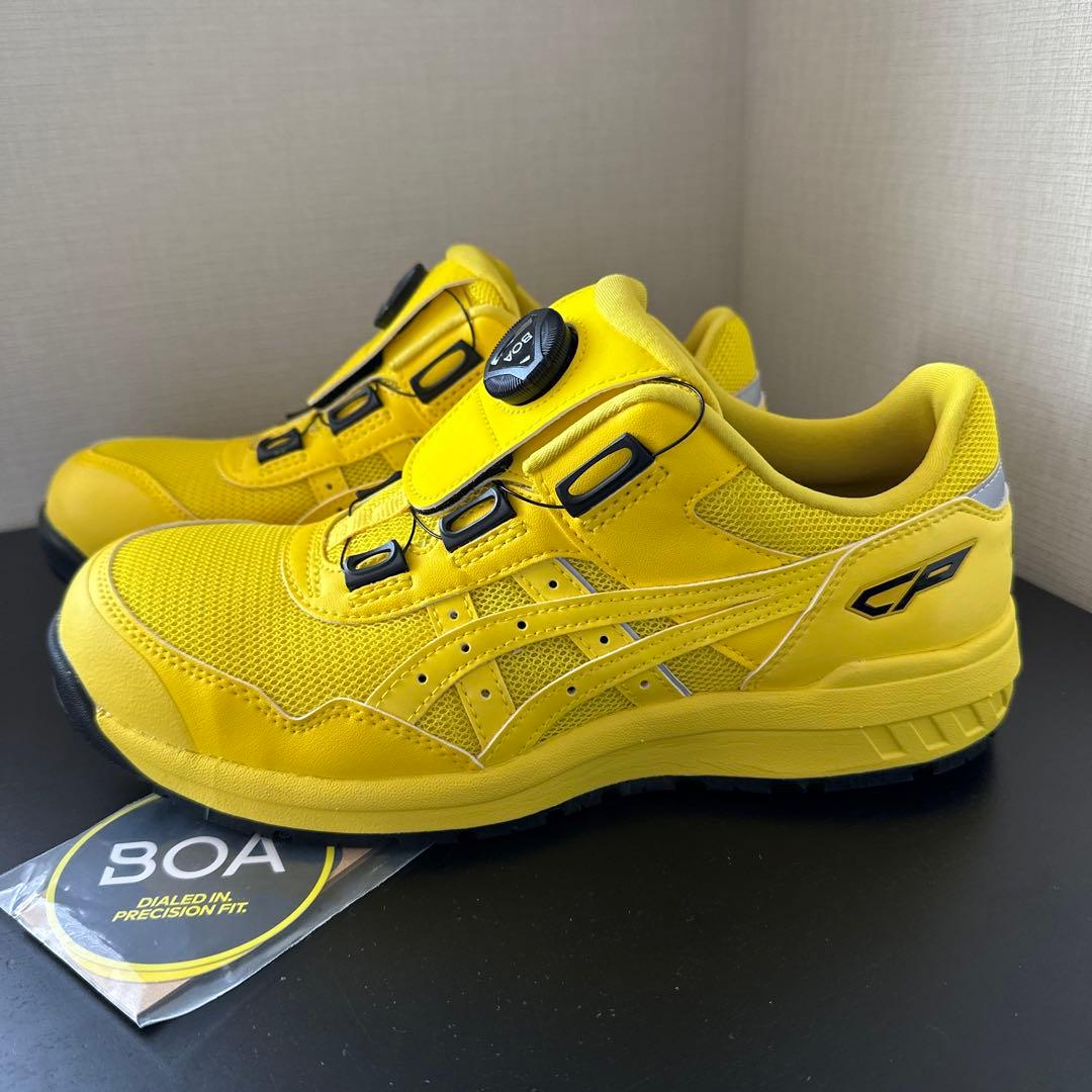 新品　限定色　アシックス asics CP209 BOA イエロー 25.5㎝