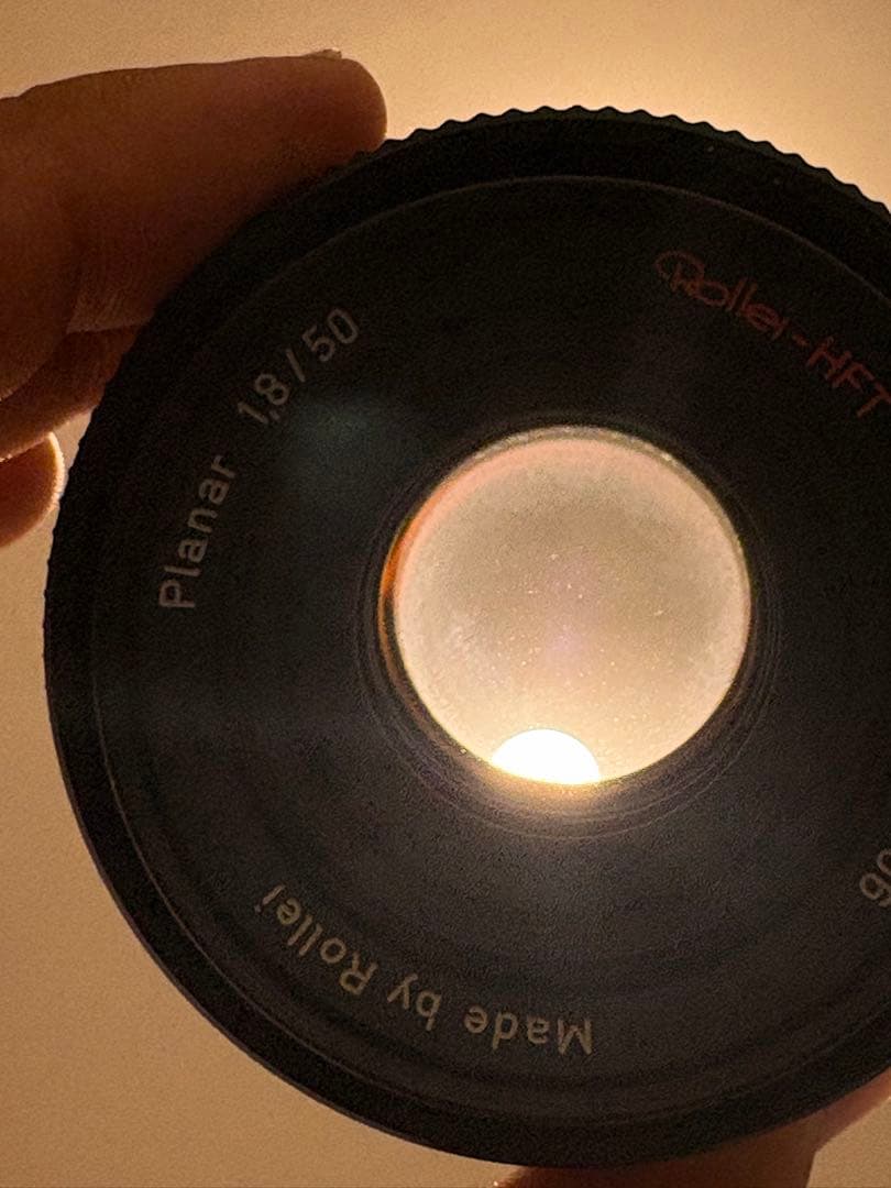 Rollei-HFT Planar 1.8/50 レンズ