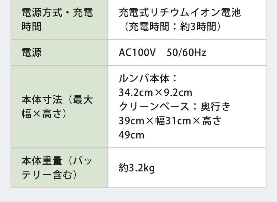 iRobot Roomba ロボット掃除機本体　i3 i5＋