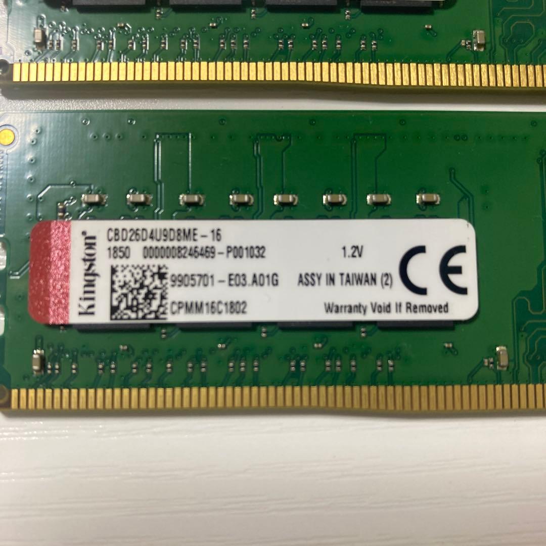 Kingston 16GB×2 DDR4 2666mhz