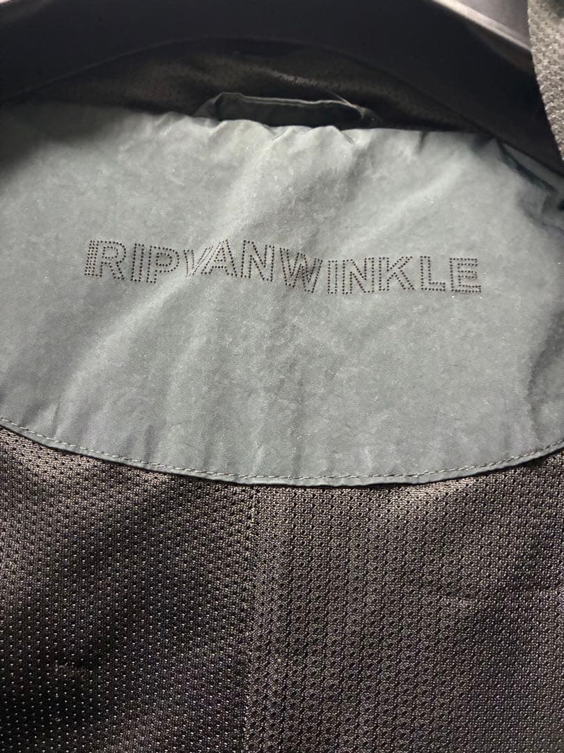 RIPVANWINKLE スパイフーディー　ブラック マウンテンパーカー