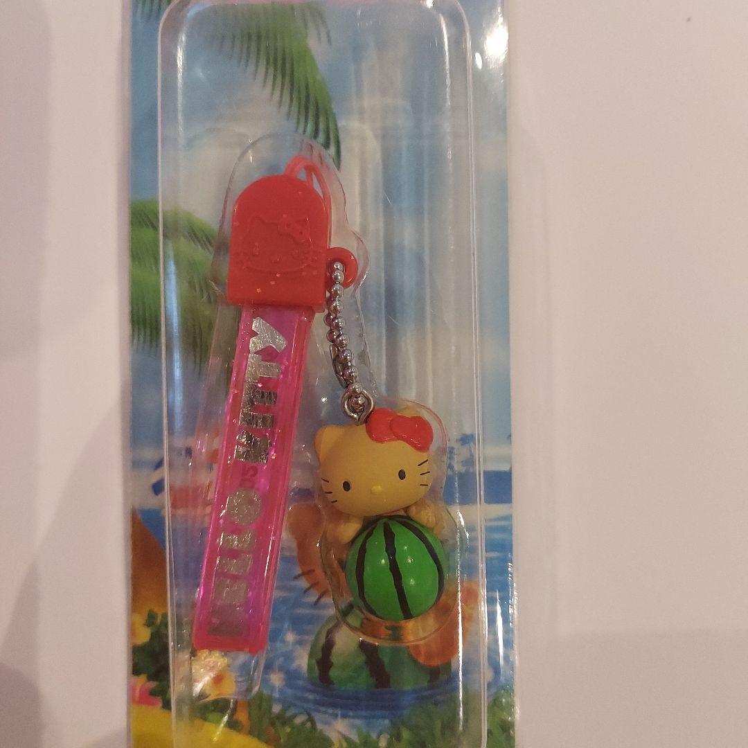 d*3様 ハローキティ　夏限定　日焼け　ストラップ　2点セット　レア