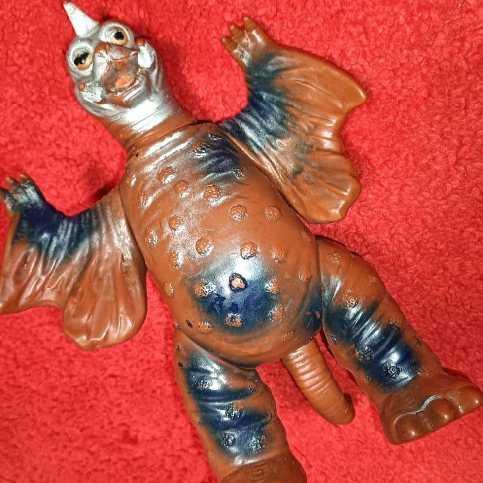 グリーン様☆当時物　昭和レトロソフビ　ペギラ　ウルトラマン　　怪獣　ブルマァク