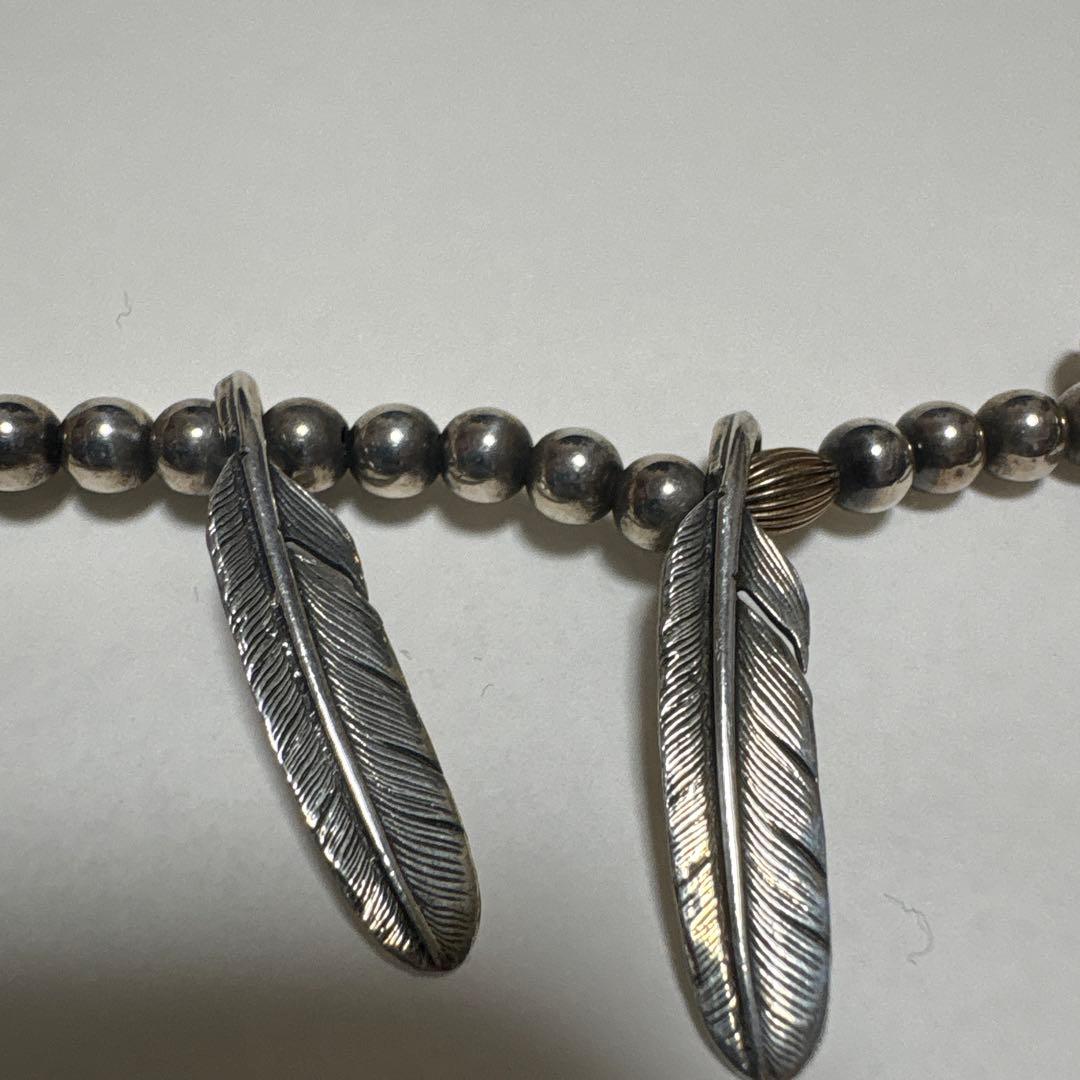 ファンタスティックマン　フェザー　ネックレス　シルバー　ゴールド