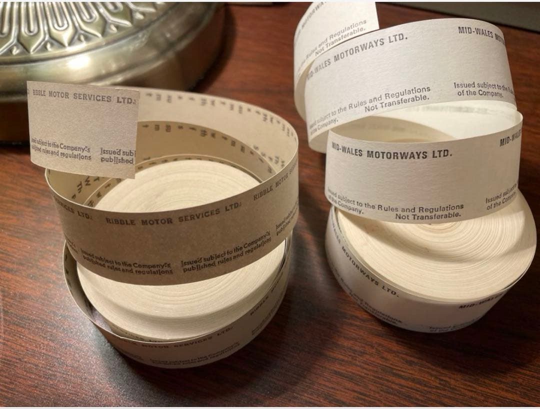 専用ページ　海外　レアロールチケットヴィンテージ　チケット