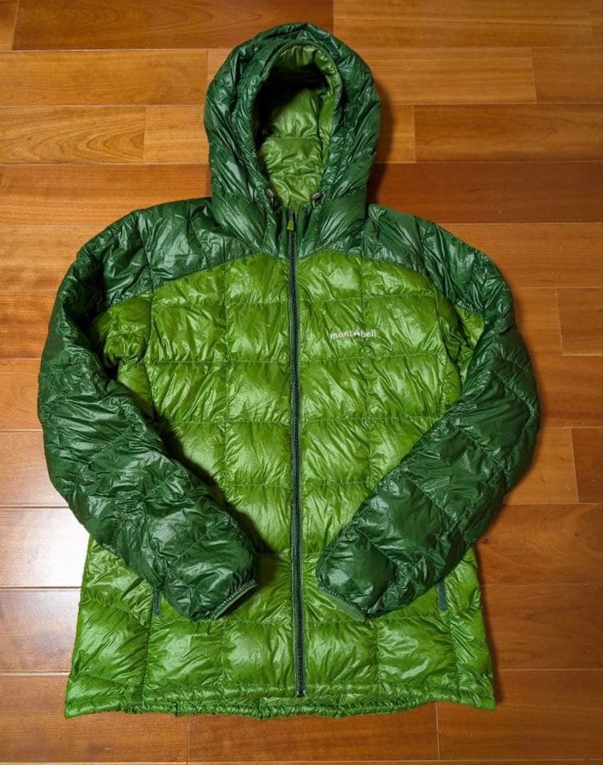 モンベル　スペリオダウンパーカ　メンズM　グリーン　Y2K