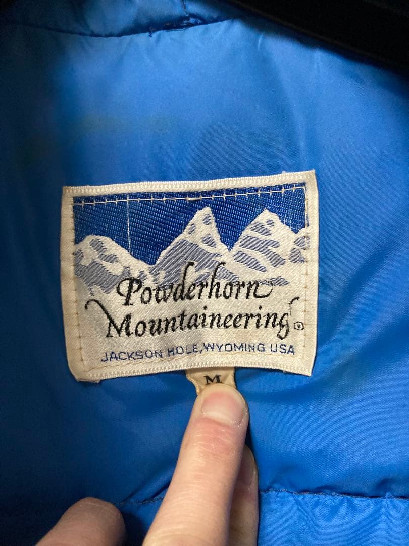 パウダーホーン　コーデュロイ　ダウン