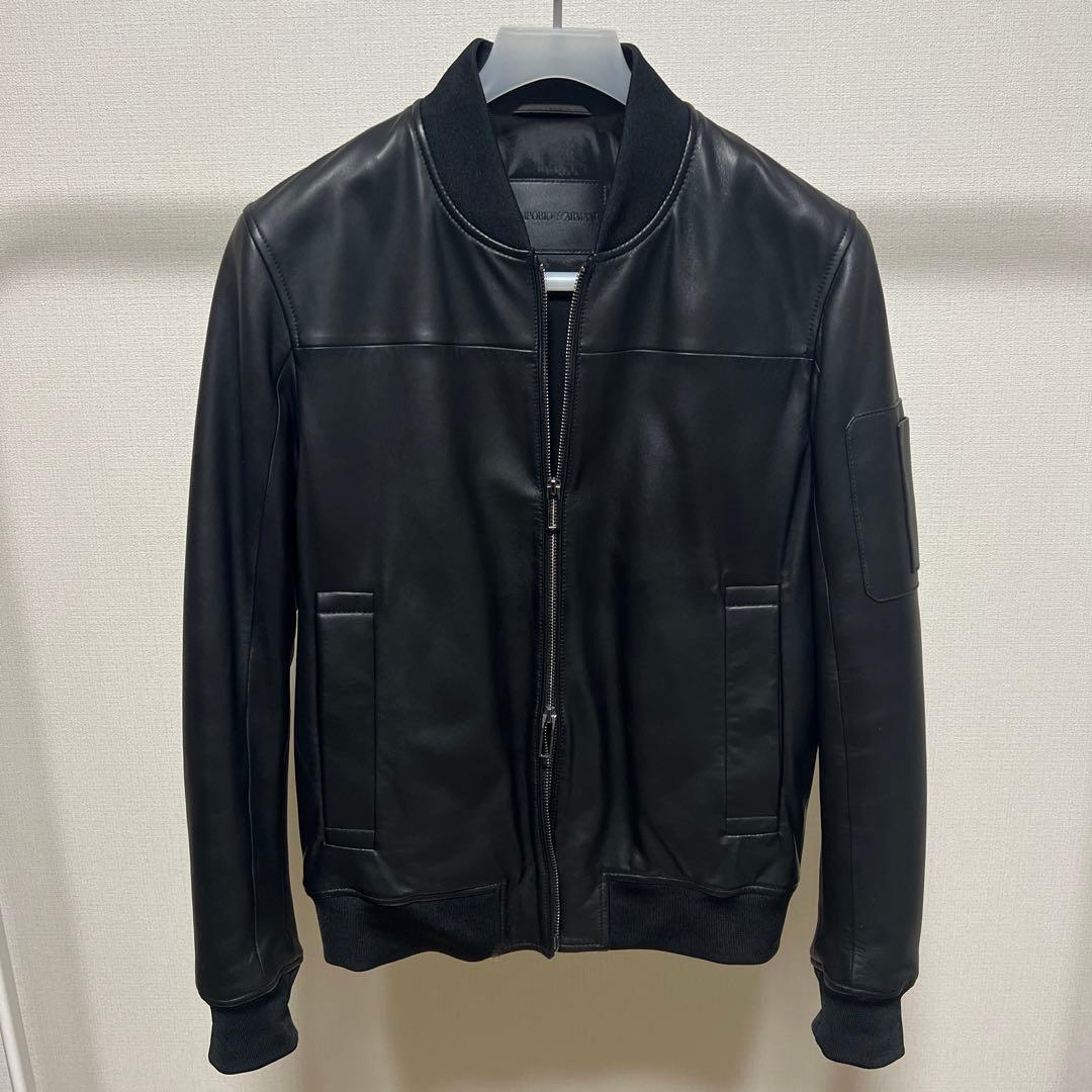 emporio armani archive レザージャケット MA-1 MA1