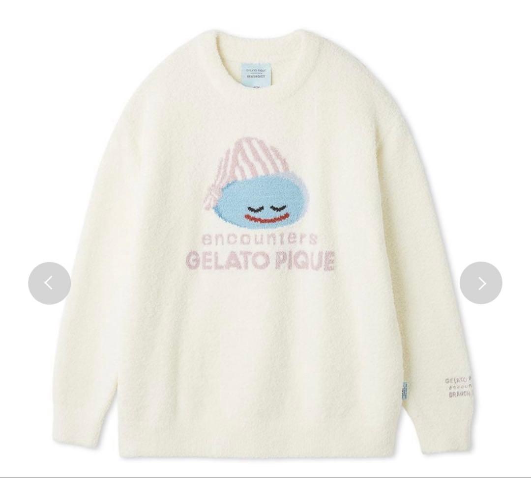 ジェラピケ✖️ドラゴンクエスト ベビモコプルオーバー&ボーダーロングパンツセット