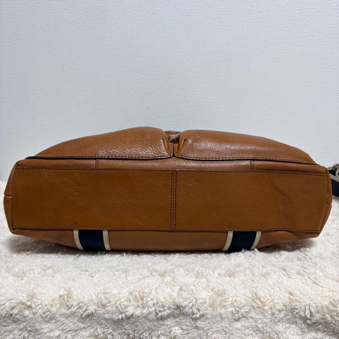 【良品】COACH コーチ ブラウン レザートートバッグ F70558