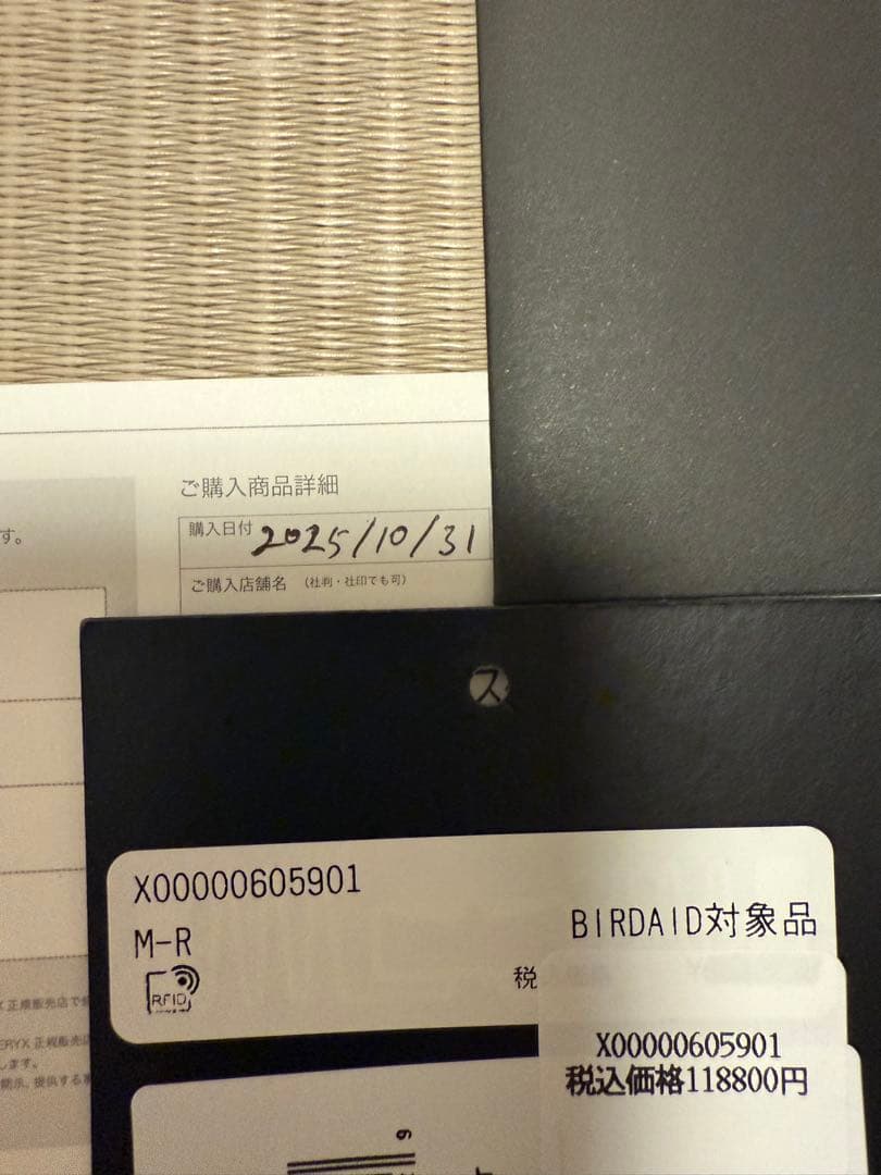 ARC'TERYX Rush Bib M ブラック購入日2025/10/31