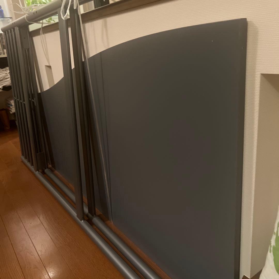 IKEA SVÄRTA ロフトベッドフレーム + デスクトップ天板