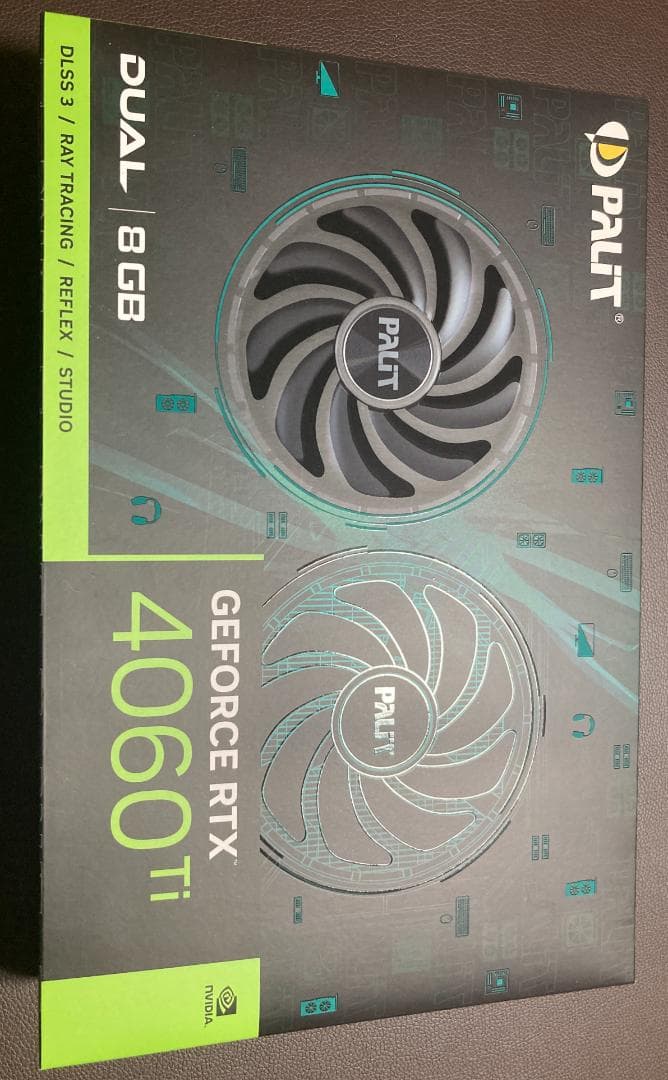 グラフィックボード・グラボ・ビデオカード Palit GeForce RTX 4060 Ti Dual 8GB