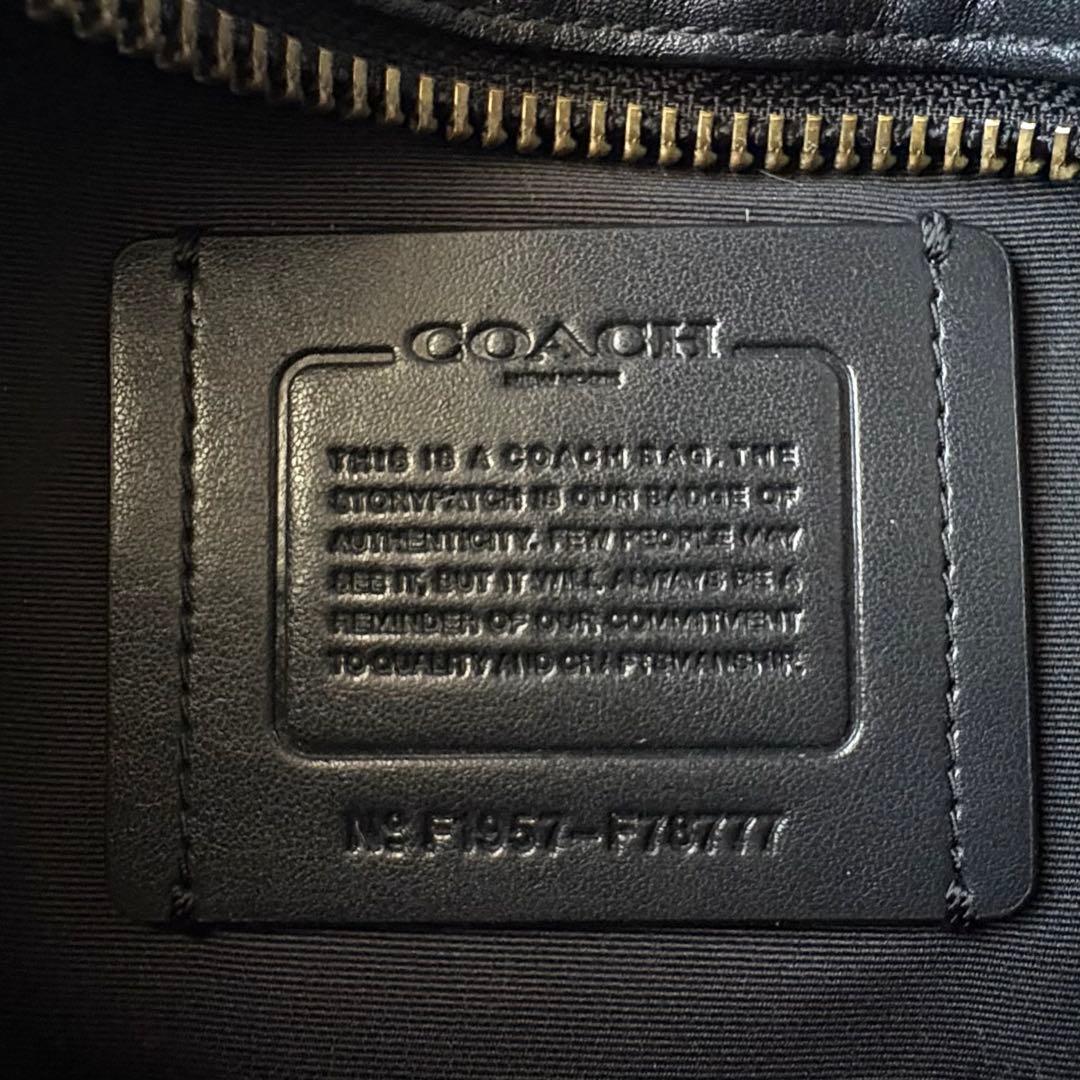 【からすみ様】COACH ワーレン シグネチャー ボディバッグ ショルダーバッグ