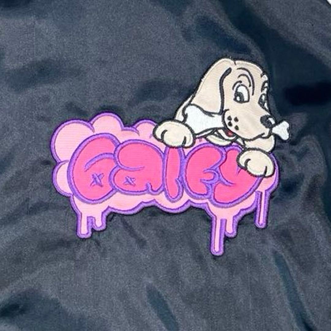 【XLサイズ】ガルフィー スカジャン リバーシブル デカロゴ ダブルジップ 豹柄