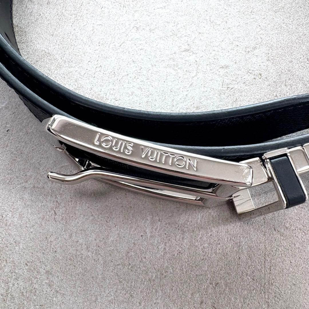 【新品未使用】ルイヴィトン ベルト M9074 ダミエ リバーシブル 110