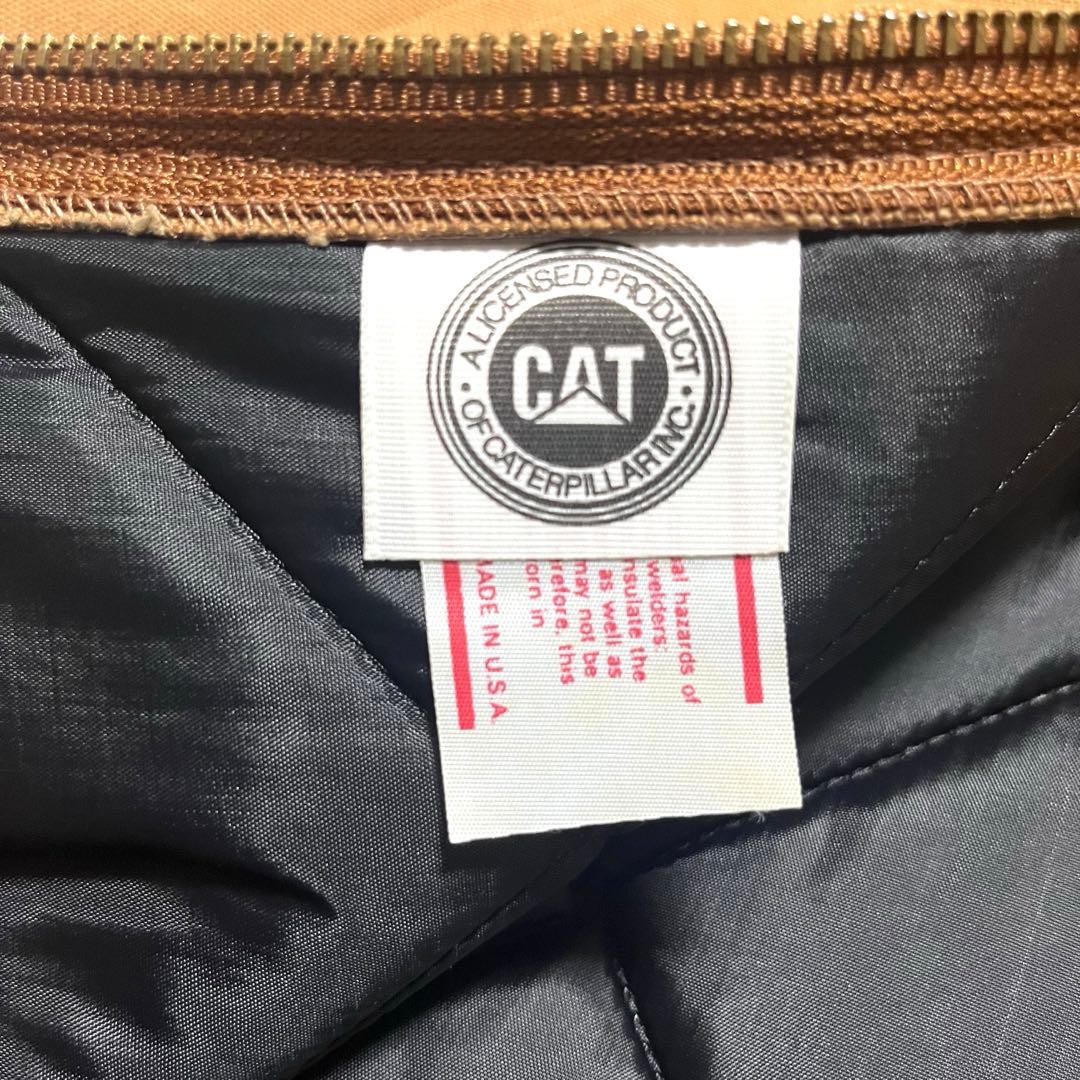 80s CAT CATERPILLAR キャタピラー ダッグベスト USA製