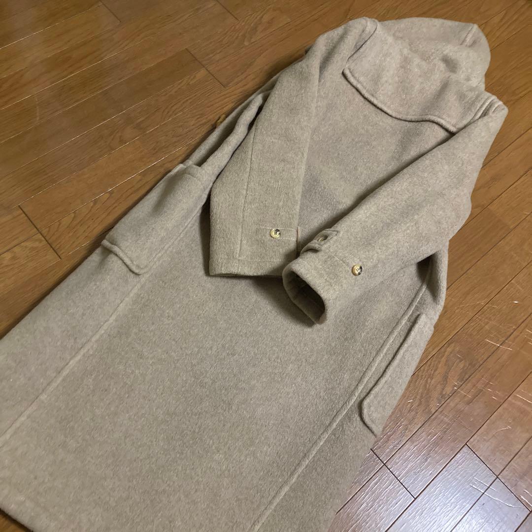マーガレットハウエル　英国製　ダッフルコート　ベージュ 旧タグ　ヴィンテージ
