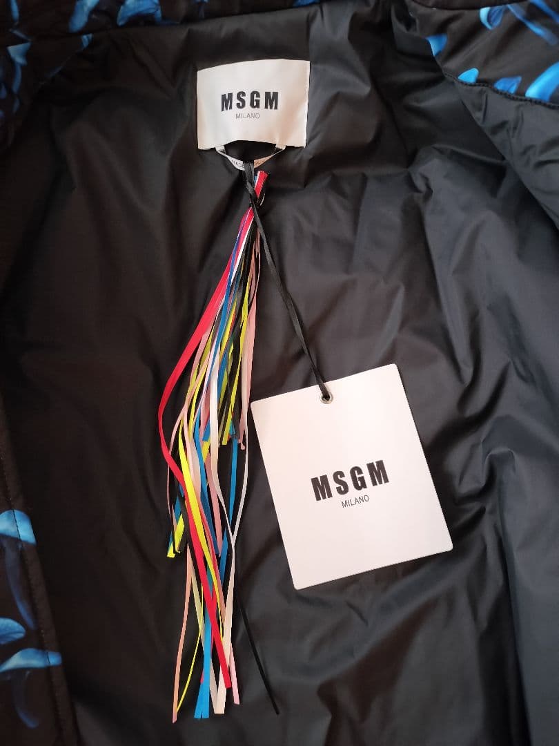 MSGM マッシュルーム柄 コーチジャケット