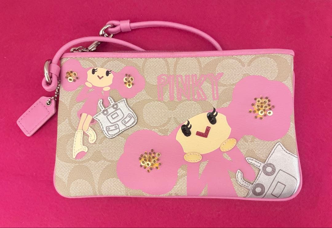 ❁*！様 未使用　COACH コーチ　ポピーちゃん　ポーチ＆カードケース