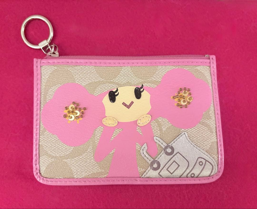 ❁*！様 未使用　COACH コーチ　ポピーちゃん　ポーチ＆カードケース