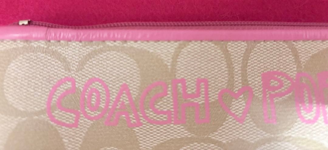 ❁*！様 未使用　COACH コーチ　ポピーちゃん　ポーチ＆カードケース