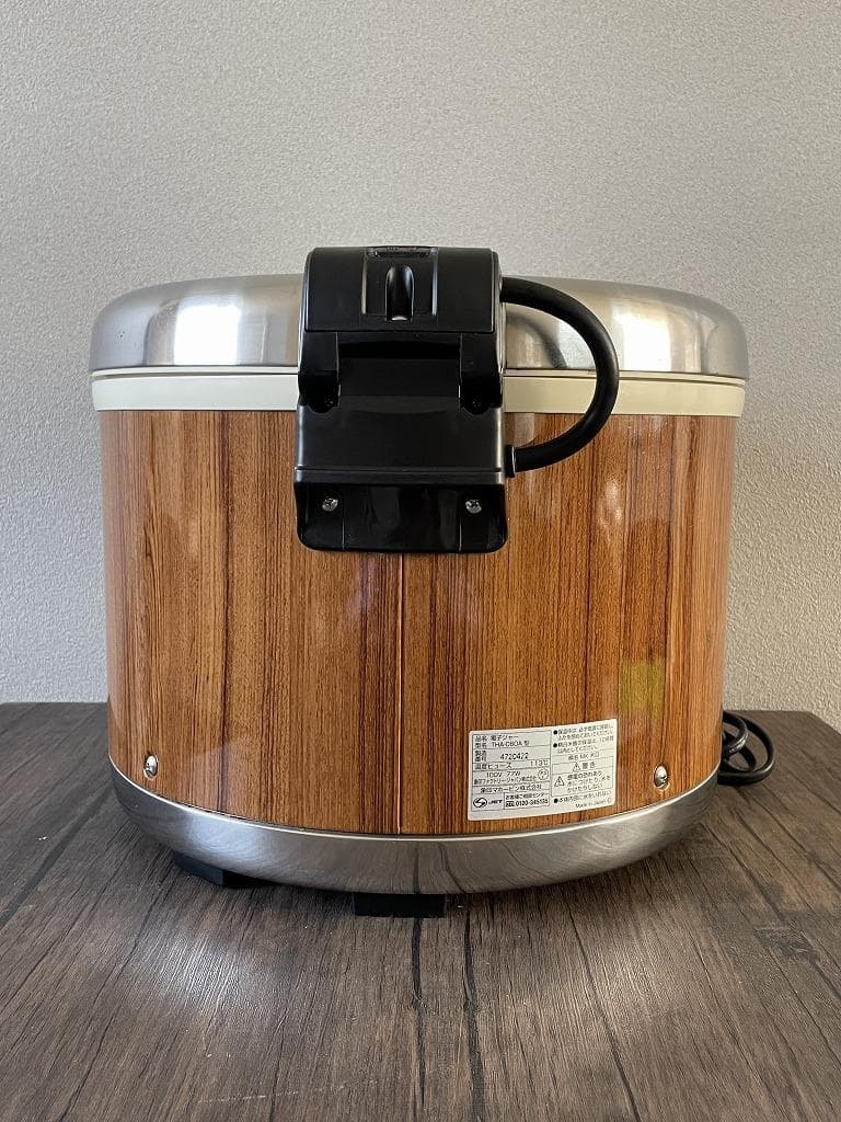 【美品】象印　業務用電子ジャー　THA-C60A型　木目調　2022年製