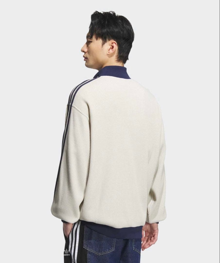 adidas originals ワッフルトラックジャケット ネイビー