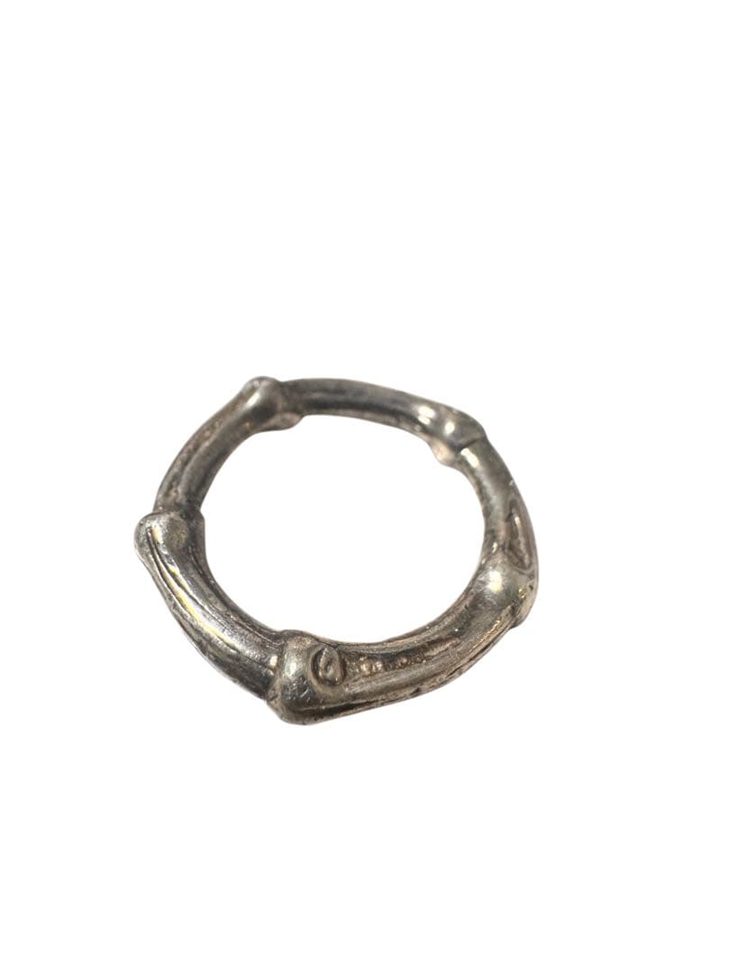 ケ*キ様 Tiffanyシルバー バンブー風リング　11号