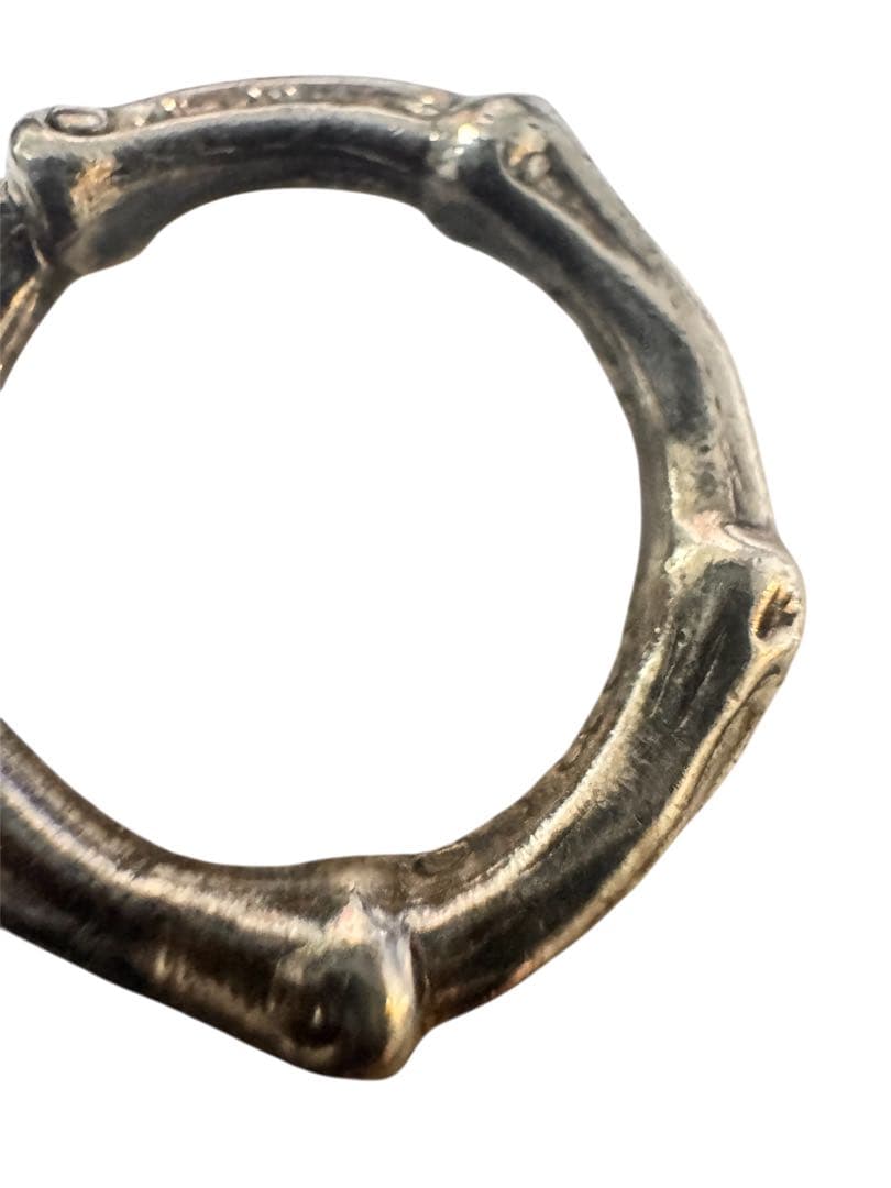 ケ*キ様 Tiffanyシルバー バンブー風リング　11号