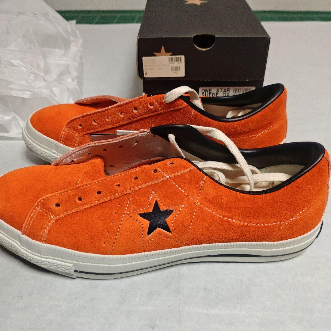 ONE STAR SUEDE OX オレンジ　size　9　新品未使用