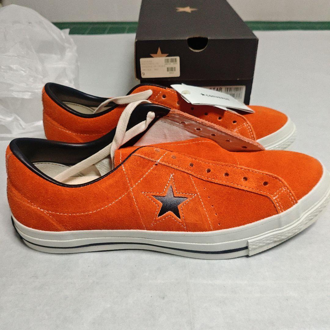 ONE STAR SUEDE OX オレンジ　size　9　新品未使用