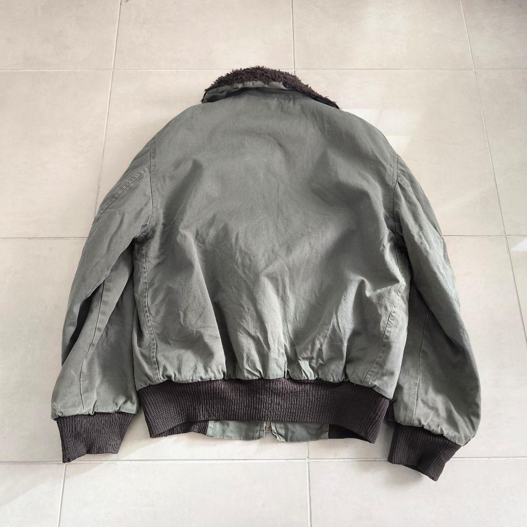 60s フランス製　ボア フライトジャケット　AILEEジッパー　N-1