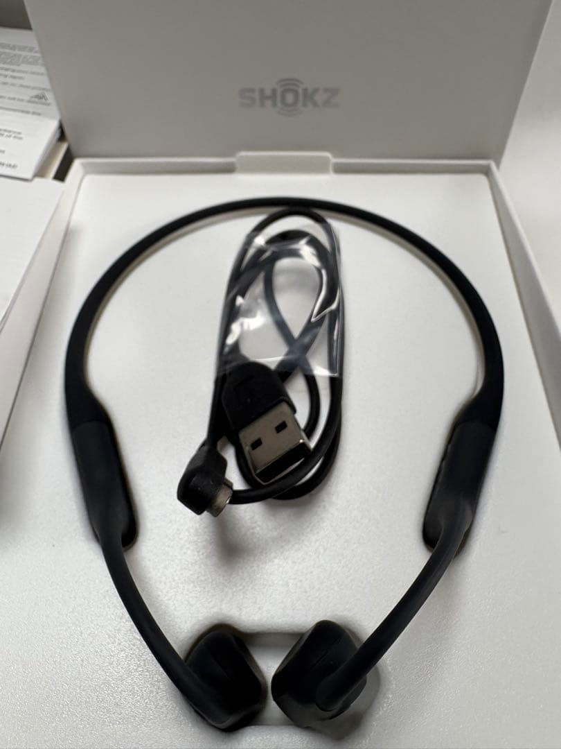 や*ン様 S803 SHOKZ OPENRUN 骨伝導イヤホン ブラック