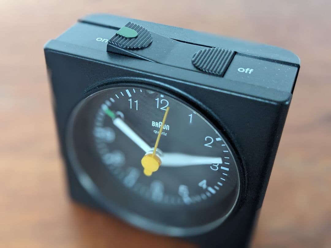 値下げ！ 未使用　Braun　ブラウン　アラーム付きクロック