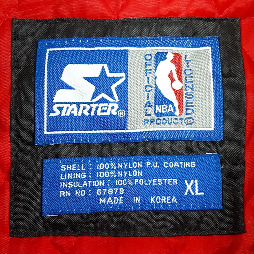 美品◎スターター ハーフジップジャケット ブラック 黒 レッド 赤 ポートランド