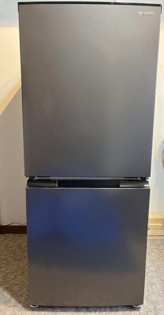 シャープ 冷凍冷蔵庫 152L SJ-D15H-H 2021年製 2ドア