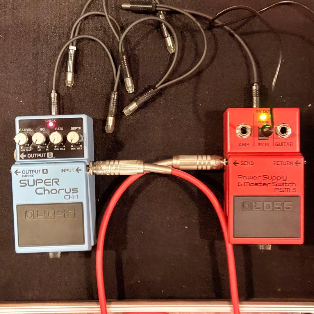 BOSS SD-1 OD-3 CH-1 PSM-5 エフェクター パワーサプライ
