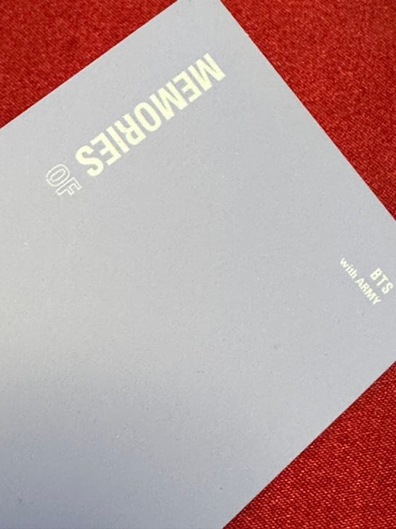 BTS 2018 memories ジョングク ブルーレイ　公式　トレカ