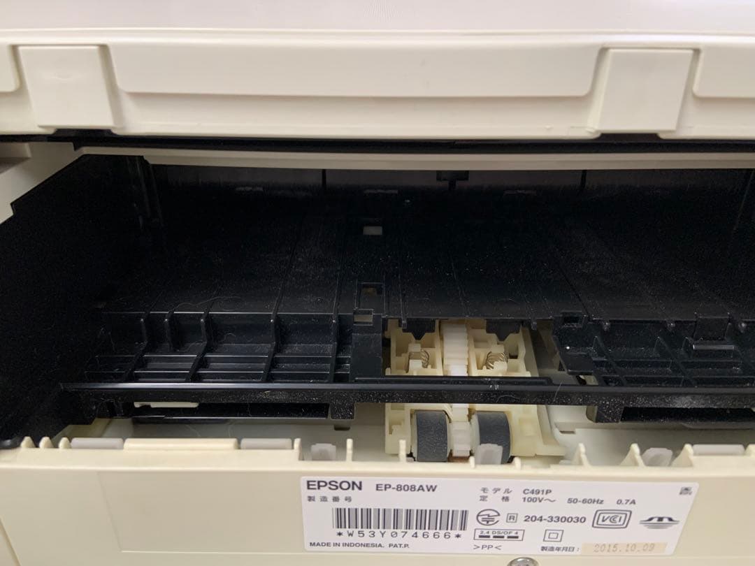 EPSON EP-808AWインクジェットプリンター2015年10月製ジャンク