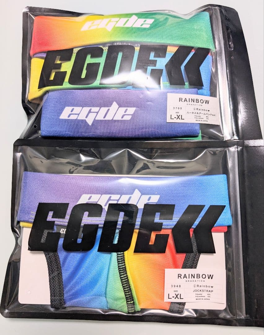 EGDE RAINBOW セットアップ ハーネス/ジョック XLセット