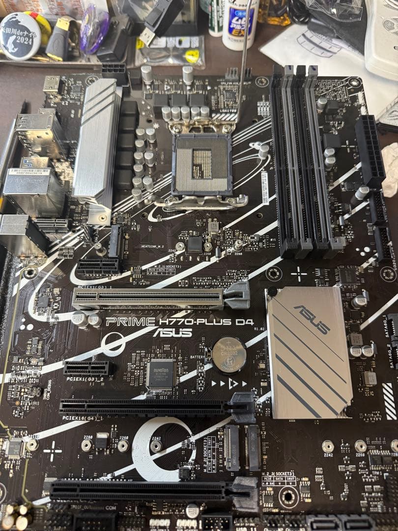 PRIME H770-PLUS D4 マザーボード　写真追加